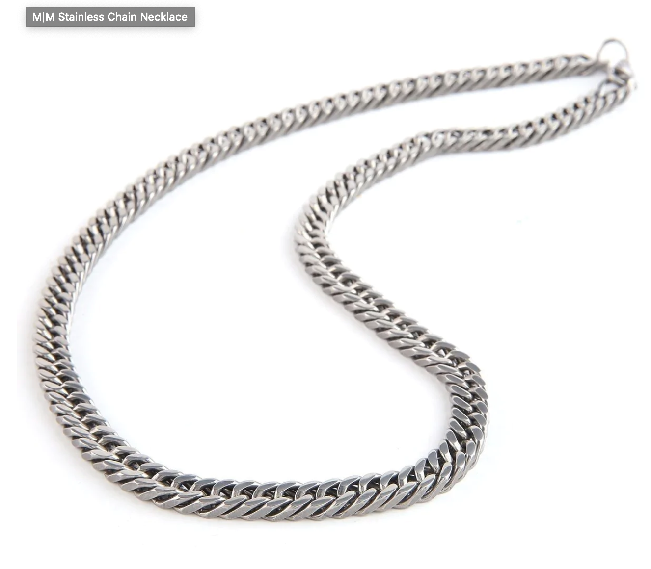 Phoenix Stainless Silver Chain Necklace
